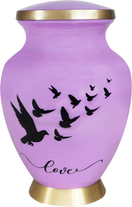 Urnes funéraires américaines à motif d'oiseau pour cendres d'adultes, pour hommes et femmes, avec capacité personnalisable - Product Image 4