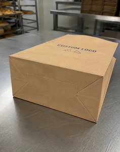 Sacs en papier kraft personnalisés pour la vente à emporter, emballages alimentaires, sacs de transport pour boulangeries et commerces de détail - Product Image 5