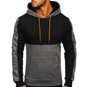 Different Colors 100% Cotton Casual Style Comfortable Pullover Winter Men <b>Hoodies</b> Fleece Pocket Regular Fit Quick Dry Breathable - Product Image 1