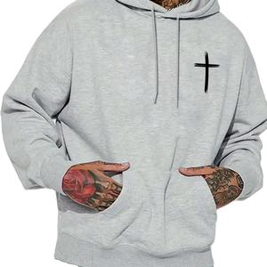 Trending Men Pullover Car Printed Hoodie Fleece Sudadera cómoda para hombres 100% Cotton Hoodie Custom Logo Hoodie - Product Image 1