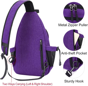 Mochila cruzada unisex al por mayor estilo deportivo, bandolera de un solo hombro para viajes, senderismo y actividades al aire libre - Bolsos cruzados tipo mensajero - Product Image 2