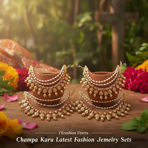 Champa Saralu Latest Fashion Jewelry Sets - Product Image 3