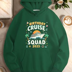 Birthday Cruise Squad 2025 sudaderas casuales de mujer - Product Image 3