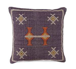 Coussin de voyage décoratif en laine jute motif carré doux coussin de canapé coussin de dossier de siège Design moderne anti-dérapant couverture confortable - Product Image 2