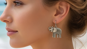 DIVYORO Gouttes d'éléphant argentées - Product Image 3