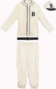 Adult Vintage <b>Baseball</b> Player Costume, Retro Sports Uniform for Athletes, Cosplay, Dress Up & Halloween - Product Image 5