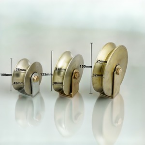 Ruedas Modernas para Puertas Correderas de Acero Inoxidable, Rieles Deslizantes Duraderos y Suaves para Ventanas y Puertas de Villas y Apartamentos, Accesorios de Ferretería - Product Image 6