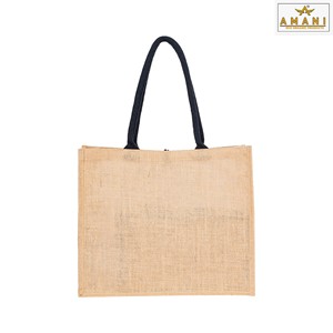 Bolsa de Yute Ecológica con Estampado de Mandala, Bolsa de Mano Natural Reutilizable para Compras y Regalos al Mejor Precio - Product Image 4
