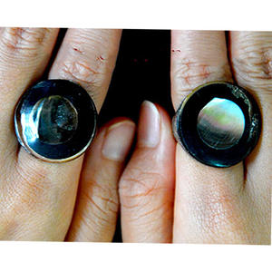 <b>Ring</b> shell Mix SEASHELL JEWELRY <b>Ring</b> shell <b>Motive</b> <b>Ring</b> shell Mix Size 5cm - Product Image 2