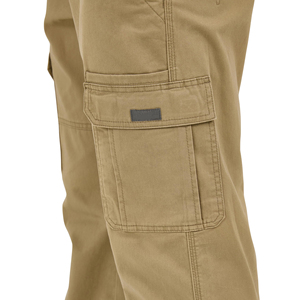 Pantalones Cargo Caqui para Hombre, Corte Recto, Lona de Peso Medio, Múltiples Bolsillos, Casuales, Transpirables, con Cierre de Botones, para Verano - Product Image 4
