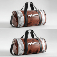 Sacs de sport de football américain, sacs de voyage par sublimation, sacs de sport unisexes, sacs de sport d'extérieur pour l'entraînement