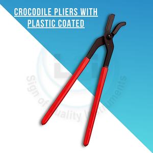 Alicates de cocodrilo con logotipo personalizado, instrumento quirúrgico de acero inoxidable para el cuidado de la vida Veterinaria con mango recubierto de plástico - Product Image 2