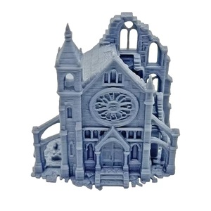 Ensemble de terrains DND imprimés en 3D, 28 mm/32 mm, ruines et bâtiments modulaires fantastiques, décorations de table pour D&D <span class=keywords><strong>Pathfinder</strong></span>, miniatures D&D - Product Image 5