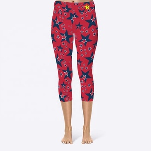 Pantalones de Yoga Sexys para Mujer, Cintura Media, Elásticos, Capri, con Logo Frontal Personalizable, Conjunto de 2 Piezas para Correr y Gimnasio - Product Image 1