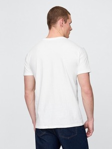 T-shirt blanc pour homme à col rond et manches courtes, 100 % polyester, coupe ample, couleur unie, jersey tricoté, design vierge, 200 grammes - Product Image 1