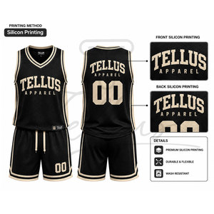 Tenue de basketball personnalisée avec impression silicone – Nouveau style pour équipes et clubs - Product Image 4