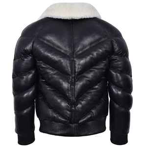 Veste matelassée décontractée pour homme avec logo personnalisé, en toile respirante, fermeture éclair, grande taille, tendance - Product Image 4