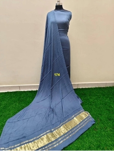 Sari en soie Gajji pure modal, tissu Pallu, sari de luxe fait main, sari ethnique de créateur Bandhani, tenue traditionnelle indienne - Product Image 3