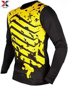 Ensemble d'uniformes de football à manches courtes, col en V, respirant, antibactérien, séchage rapide, anti-UV, qualité export, design personnalisé, prix de gros - Product Image 5