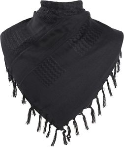 Écharpe shemagh personnalisée 110x110cm en coton, écharpe tactique shemagh à franges, impression numérique, bandana de randonnée pour hommes - Product Image 2