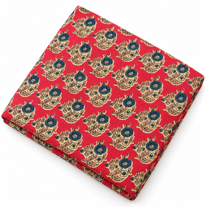 Tissu en voile de coton tissé imprimé à la main, léger, 80 GSM, motif floral rose, unisexe, pour robes et vêtements - Product Image 6