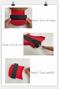 Conception brevetée pour gabarit de contour super long de 10 pouces avec matériau ABS et option aimantée - Product Image 6