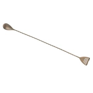 Cuchara de Bar Multifuncional de Acero Inoxidable con Mango Largo, Utensilio para Mezclar Cócteles, Agitador de Bebidas, para Bartender Profesional - Product Image 5