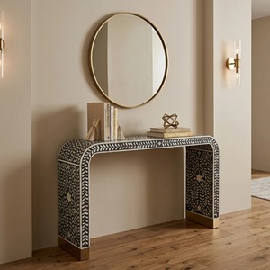 Table console en nacre de haute qualité, design personnalisé, décoration, meubles pour la maison, taille sur mesure - Product Image 1