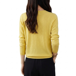 Wholesale Women's Basic Crew Neck <b>Sweatshirt</b> with <b>Leopard</b> Pattern Drop-shoulder Sleeves Cotton Blend Custom Logo - Product Image 2
