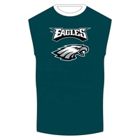 Conjunto de Camiseta de Fútbol Americano de los Eagles, Sublimada, Absorbente de Humedad, Uniforme sin Mangas, Ropa Deportiva Unisex para Adultos