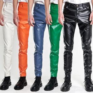 กางเกงผู้ชายแฟชั่นล่าสุดปี 2026 หนังแท้ ทรงตรง เอวกลาง สไตล์ลำลองแนวสตรีท กันน้ำ ระบายอากาศ ผลิตจากโรงงาน รับสั่งทำ - Product Image 1