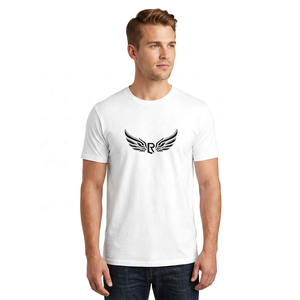 Großhandel 100% Baumwolle Schwarze Modische Herren-T-Shirts nach Maß Umweltfreundlich Schnelltrocknend Atmungsaktiv Canvas Lässig O-Ausschnitt Gestrickt - Product Image 6