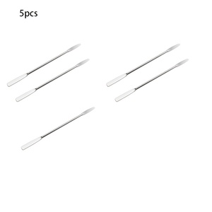 Professional <b>Makeup</b> Spatula Double-Ended Slanted round Head Spatula Artist Mixing Spatula for <b>Makeup</b> <b>Tools</b> - Product Image 5