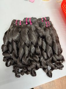 Extensions de cheveux naturels ondulés bruts du Cambodge, non traités, Remy, pour salons et vente en gros - Product Image 3