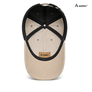Axetex Unisex <b>Baseball</b> <b>Cap</b> <b>Black</b> Beige Embroidered Harbor Brew Coffee Co Logo Casual Spring Summer 100% Cotton Breathable - Product Image 2