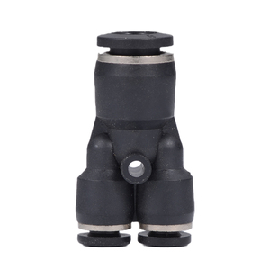 Pièces de systèmes CVC de haute qualité, connecteur pneumatique rapide de type T et de type Y noir (réducteur en T PE/PEG/PY/PW 6/8/10 mm) - Product Image 2