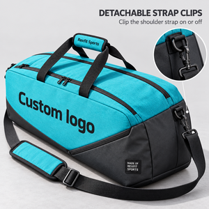 Bolsa de Pádel Personalizada para Entrenamiento con Asas Dobles, Correa para Hombro, Cierre de Cremallera e Impresión de Logotipo del Club, Proveedor OEM - Product Image 3