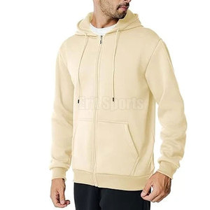 Premium Quality Winter Solid Full Zip up Hoodies with Cotton/Fleece Fabric Durable & Soft <b>for</b> Daily Outdoor Use - Product Image 6