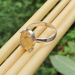 แหวนหมั้นเงินแท้925แท้ดั้งเดิมแหวนเพชรโมอิสอัญมณีสำหรับผู้หญิงดีไซน์คลาสสิกเรียบง่าย - Product Image 6