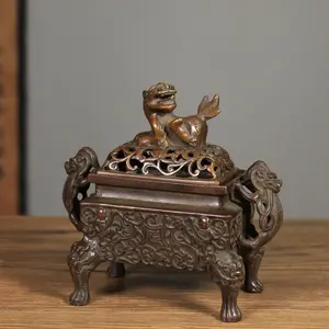 Traditional Middle Eastern Style <b>Bakhoor</b> Incense Burner Crafted for <b>Oud</b> Wood Enhancing Cultural and Spiritual Spaces - Product Image 2