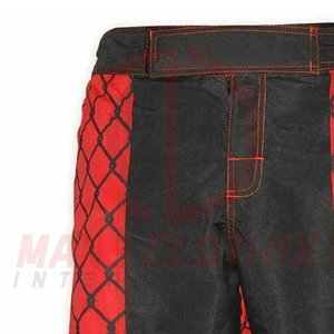 Diseña tus propios shorts de MMA con logo para hombre, producto unisex más vendido, hecho de poliéster, corte regular, shorts para artes marciales mixtas. - Product Image 5