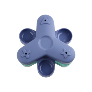 Juguete interactivo de rompecabezas para mascotas, tazón redondo para masticar para gatos y perros, material de melamina, estilo moderno, longitud regular - Product Image 6