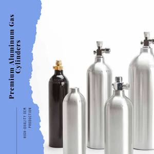 Bouteille d'oxygène médicale en aluminium haute pression 1000 ml 2216 psi - Product Image 6