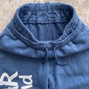 กางเกงวอร์มผู้ชายสีน้ำเงิน ยี่ห้อ Askarwear เอวยางยืด มีเชือกผูก ลายพิมพ์เปลวไฟ ผ้าฝ้ายลำลอง ซักแบบสโตนวอช น้ำหนักปานกลาง สไตล์ฤดูใบไม้ร่วง - Product Image 3
