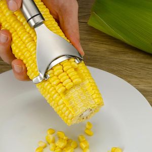 Sbucciatore e Separatore di Mais in Acciaio Inossidabile: Strumento Specializzato per la Rimozione Rapida di Chicchi e Pannocchie in Pochi Secondi - Product Image 4