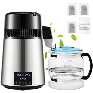 Distillatore d'Acqua da 1.1 Galloni con Produzione di Acqua Distillata di 0.4 Galloni/Ora, 1750W, Timer 99 Ore, Display Doppio della Temperatura, Acciaio Inossidabile 304 - Product Image 4