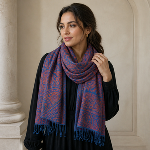 Collection Designer – Écharpe longue 100 % soie pour femme – Réversible, durable et respirante pour une utilisation polyvalente (fêtes et voyages) - Product Image 5