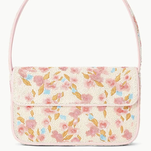 Indian Women's Bohemian Style Cotton Handmade Beaded Messenger Evening Bag Shopping Light Weight Eco-Friendly Large Capacity Bag - Product Image 1