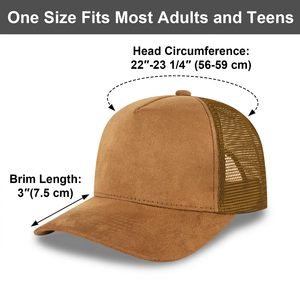 หมวกแก๊ปตาข่าย 5 ช่อง แบบ Snapback วัสดุหนังกลับเทียม สำหรับทุกเพศ ขายส่ง OEM - Product Image 3