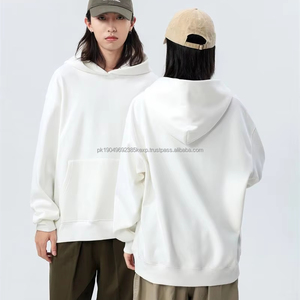 Sweats à capuche personnalisés pour hommes, 100% coton, poids lourd, sweat à capuche et pull surdimensionné de luxe, impression puff, lavage à l'acide, sweats à capuche vierges - Product Image 1